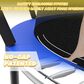 HOMLUX 12" Outdoor Trampoline with Enclosure Net and Ladder in Blue, , large