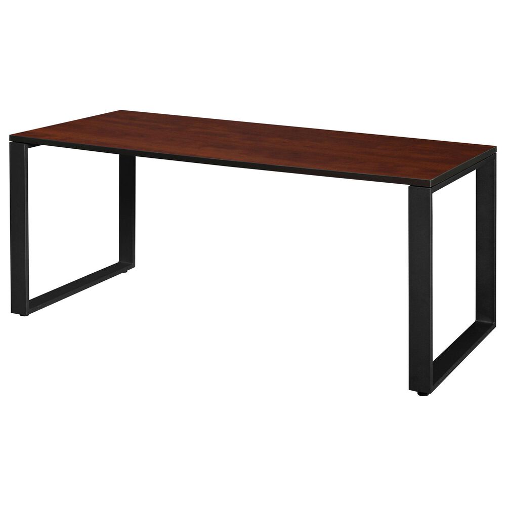 Regency Global Sourcing Structure 66" x 30" Training Table in Cherry/Black, , large