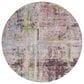 Dalyn Rug Company Nouveau NV2 8" Round Lavender Indoor/Outdoor Area Rug, , large