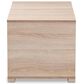 Baxton Studio Jasper 2-Door Litter Box Cover House in Oak, , large