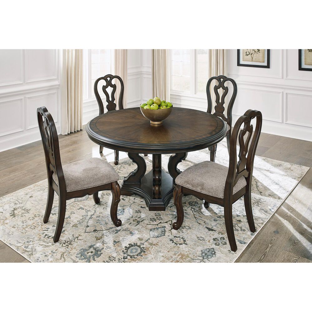 Millenium Maylee 5-Piece Dining Set in Dark Brown, , large