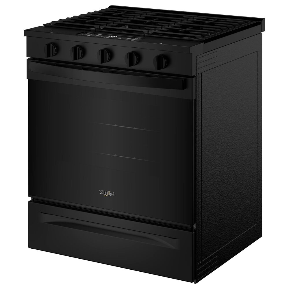 Whirlpool 30" Smart Gas Range with Air Cooking Technology in Black, , large