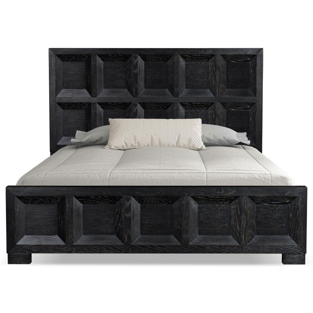 Furniture of America Hatton 6-Piece Queen Bedroom Set in Weathered Black, , large
