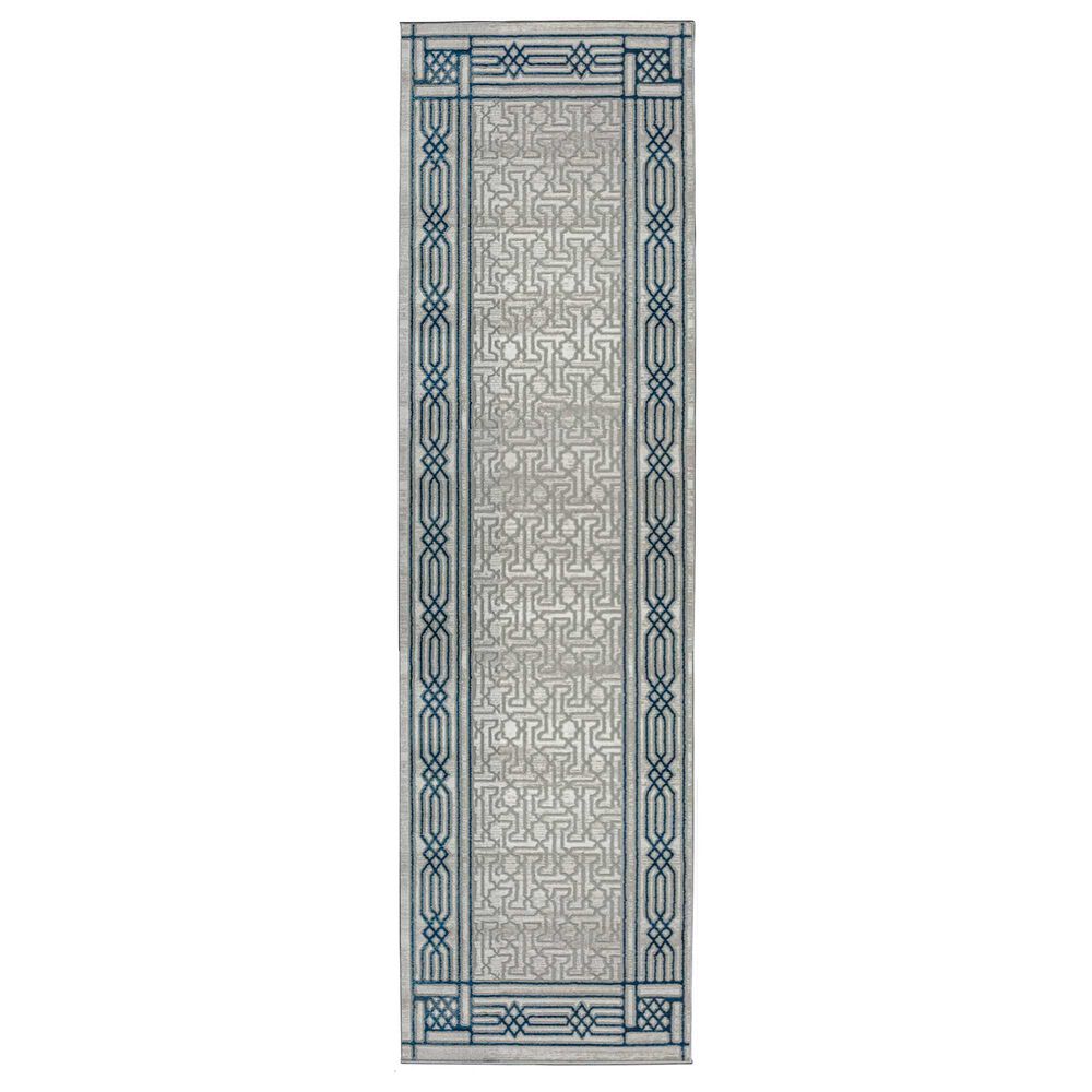 Radici USA Davide Southwestern 2"2" x 7"7" Blue Area Rug, , large