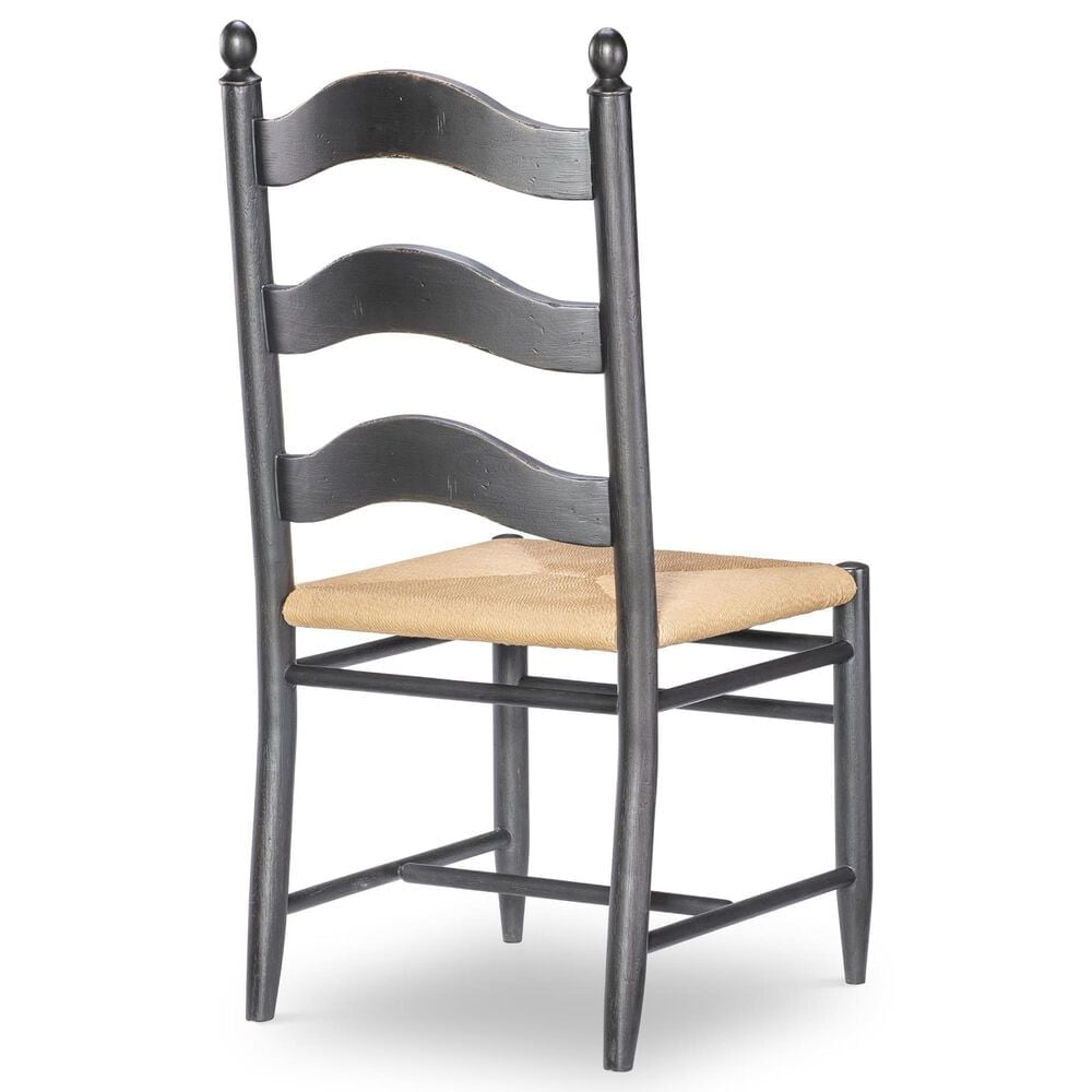 Legacy Classic Furn Direct Shp Vintage Market Dining Side Chair in Kettle Black and Brown, , large