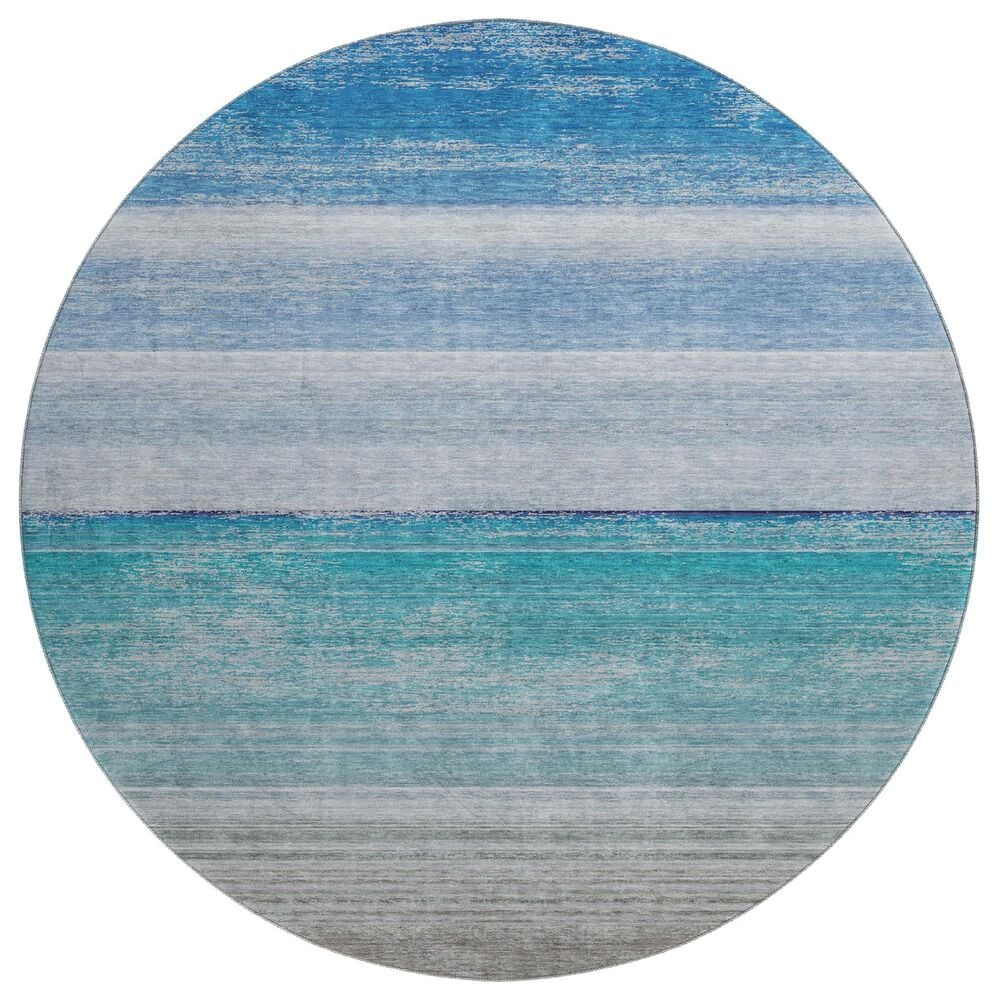 Dalyn Rug Company Pacifica PA7 8" Round Sky Area Rug, , large