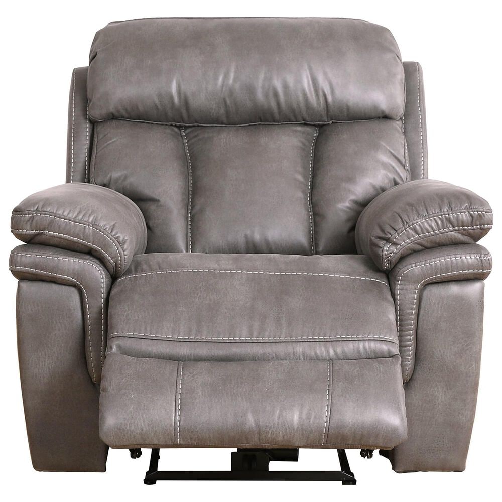 Blue River Estelle 3-Piece Power Reclining Living Room Set in Gunmetal, , large