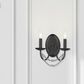 Golden Lighting Mirabella 2-Light Wall Sconce in Matte Black, , large