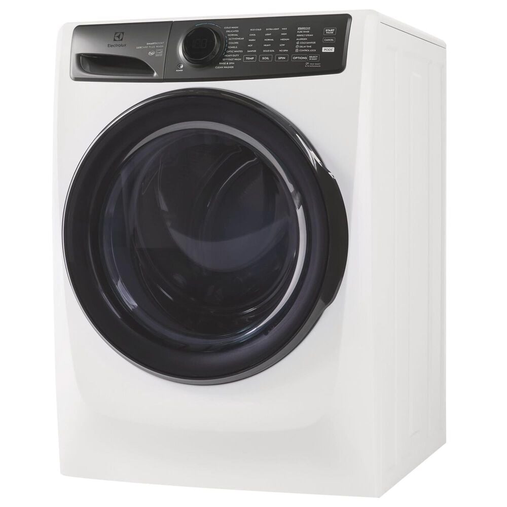 Electrolux 4.5 Cu. Ft. Front Load Washer and 8.0 Cu. Ft. Electric Dryer with Pedestal with Spacious Storage Drawer in Matte White, , large