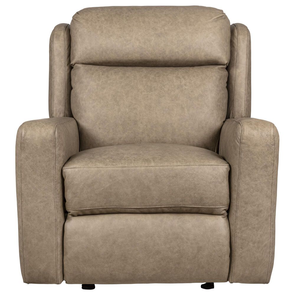 Smith Brothers Power Glider Recliner with Headrest in Beige, , large