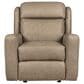 Smith Brothers Power Glider Recliner with Headrest in Beige, , large
