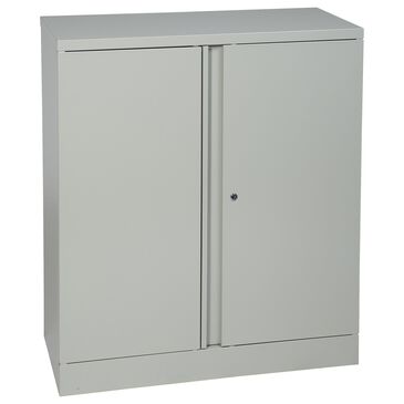 OSP Home 42" Storage Cabinet in Light Gray, , large
