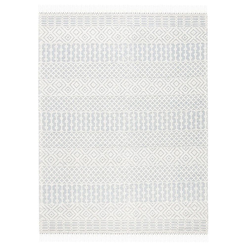 Safavieh Natura NAT852A 10" x 14" Ivory and Grey Area Rug, , large