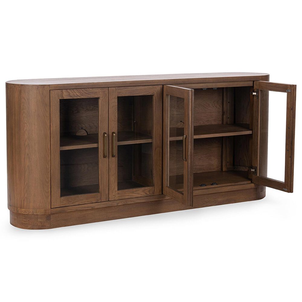 Classic Home Vander 4-Door Buffet in Tawny Brown, , large