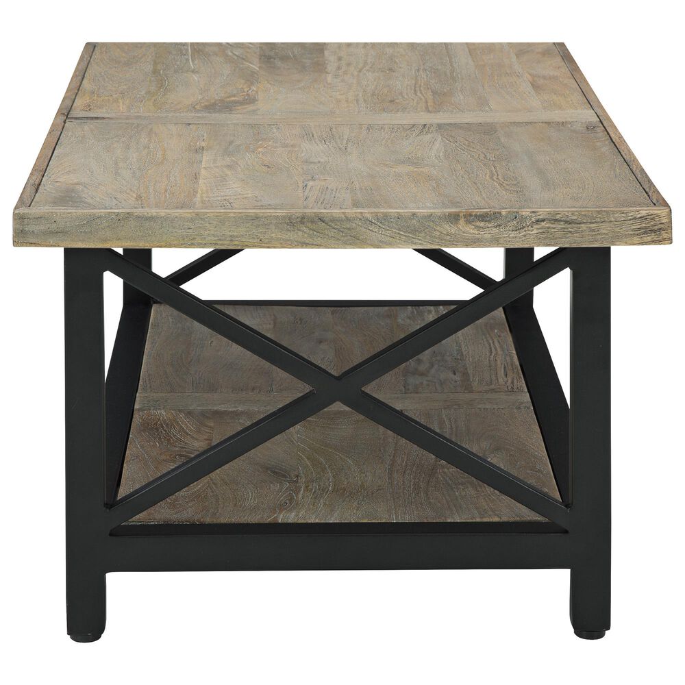 Ashley Bristenfort Rectangular Cocktail Table in Brown and Black, , large