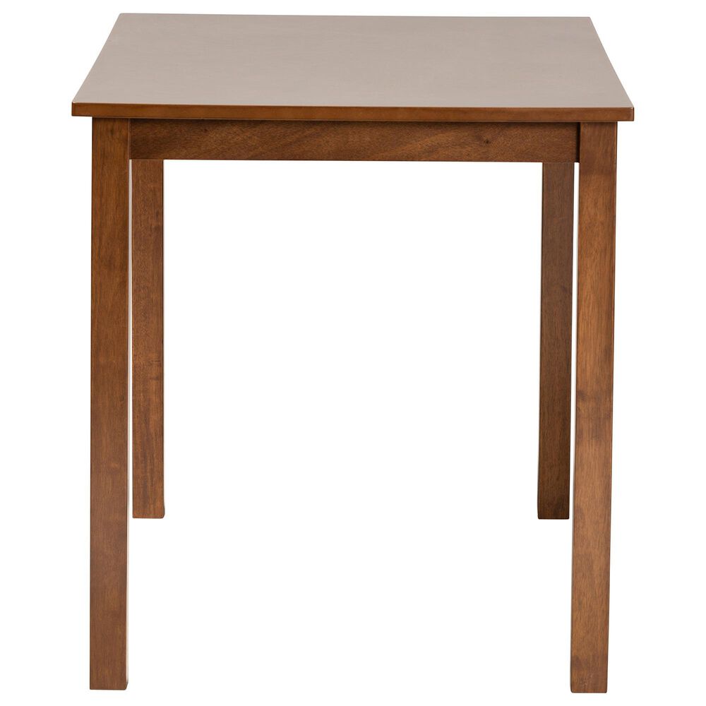 Baxton Studio Eveline Dining Table in Walnut Brown - Table Only, , large