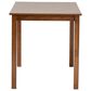 Baxton Studio Eveline Dining Table in Walnut Brown - Table Only, , large