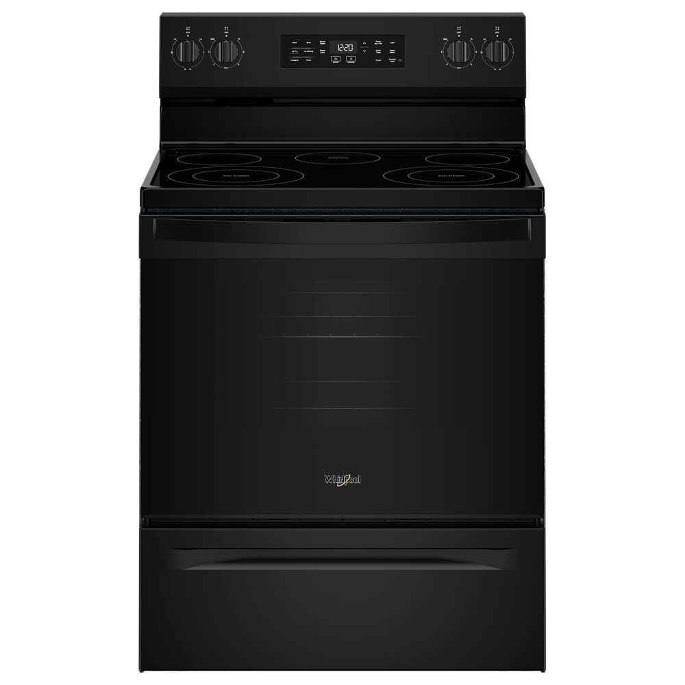 Whirlpool 5.3 Cu. Ft. Freestanding Electric Range in Black, , large