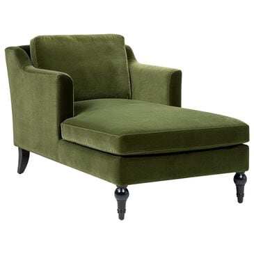 Jennifer Taylor Home Josephine 60" Upholstered Chaise Lounge in Olive Green, , large