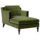 Jennifer Taylor Home Josephine 60" Upholstered Chaise Lounge in Olive Green, , large