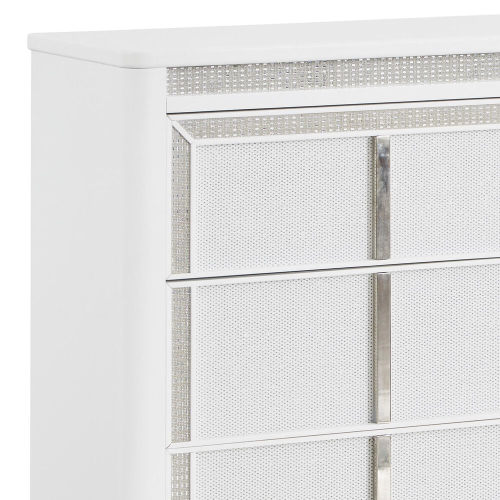 Millenium Chalanna 6-Drawer Dresser and Mirror in White, , large