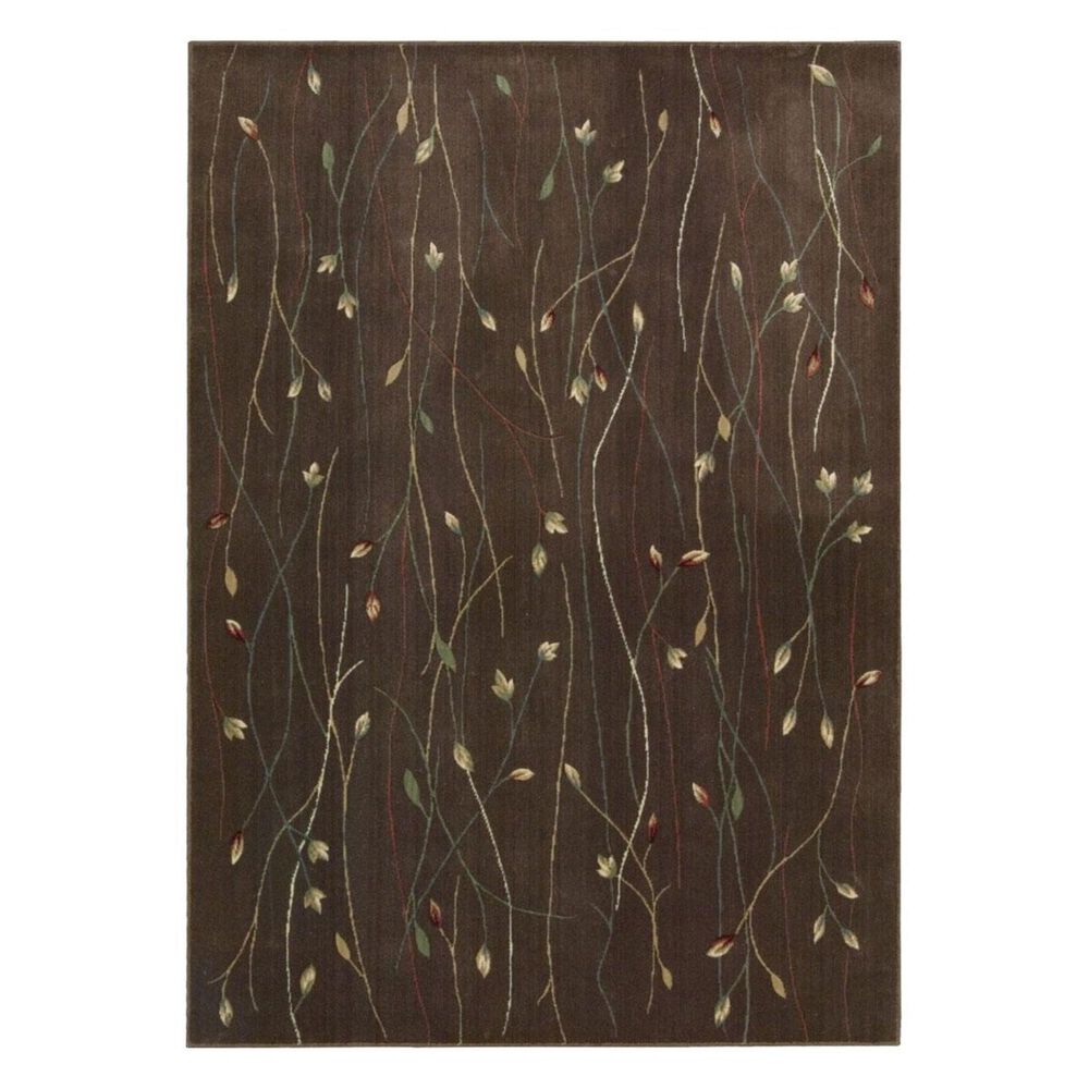 Nourison Cambridge CG04 2" x 2"9" Chocolate Scatter Rug, , large