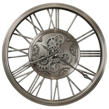 Howard Miller Rafe Wall Clock in Nickel, , large