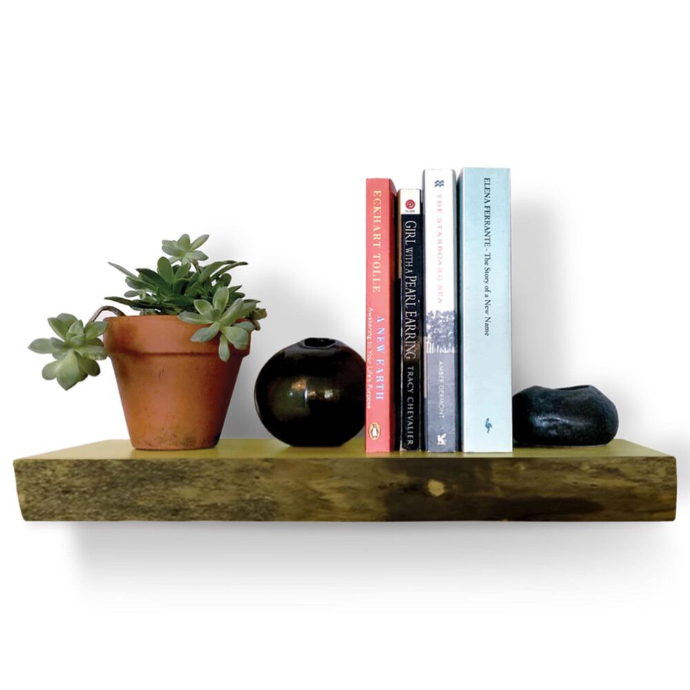 Regency Global Sourcing Niche Islander 36" Hard Wood Floating Shelf in Maple, , large