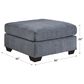 Ashley Marleton Oversized Accent Ottoman in Denim, , large