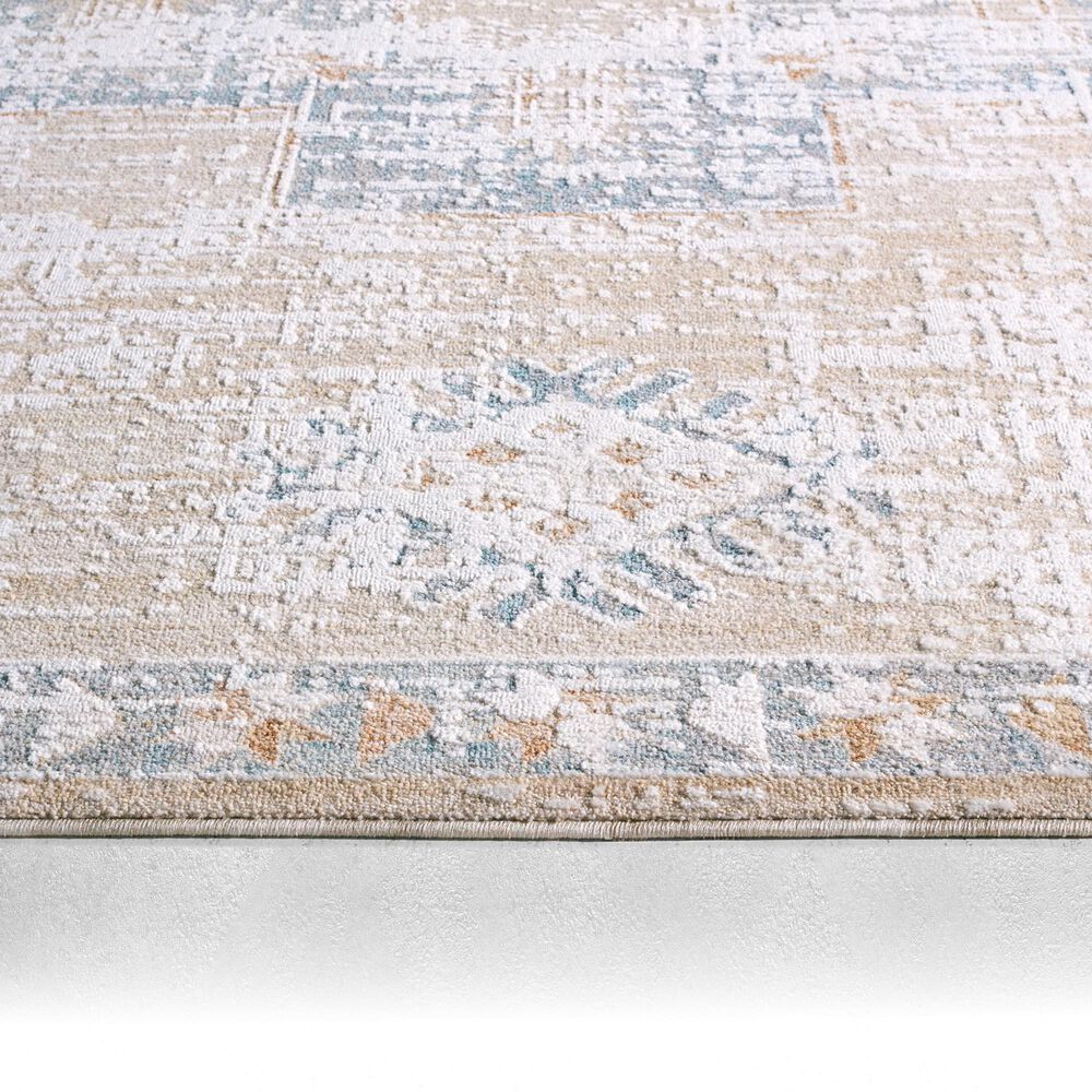 Jaipur Zarif Zarif Beige 7'6" x 9'6" Area Rug, , large