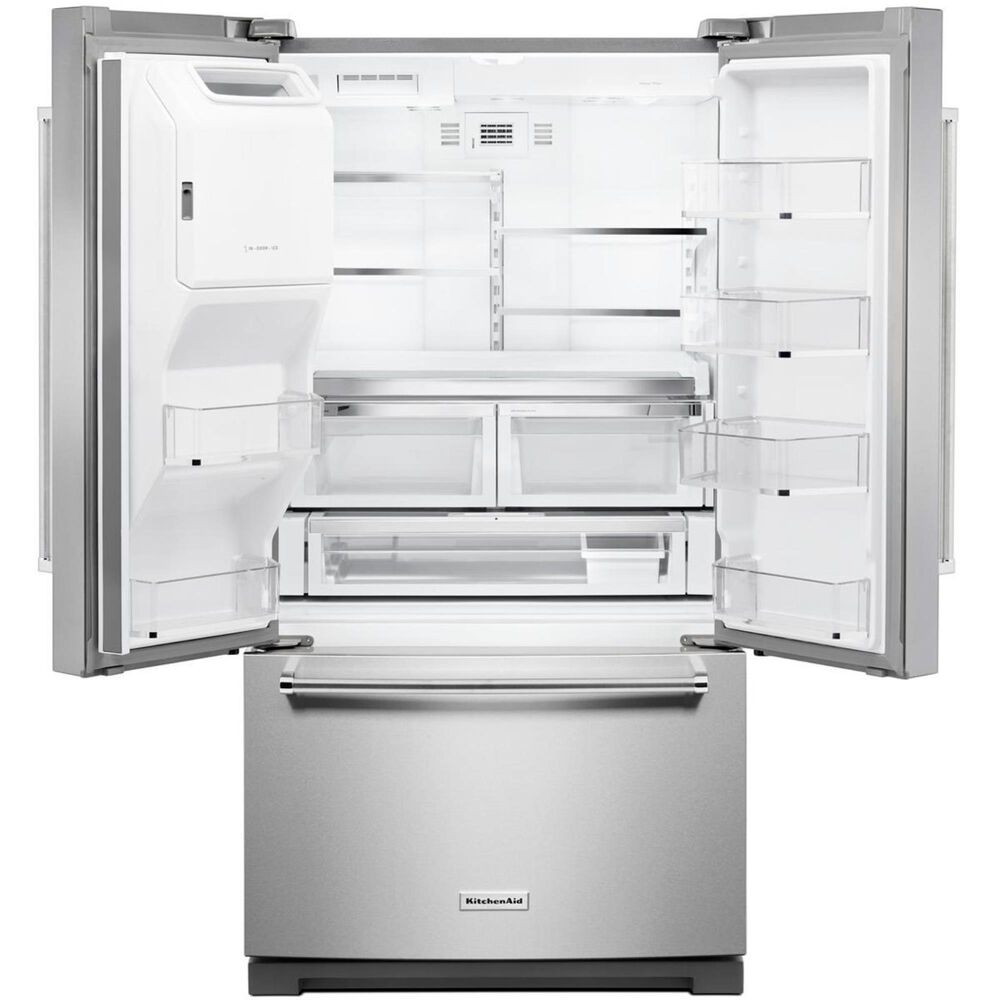 KitchenAid 26.8 Cu. Ft. French 3-Door Refrigerator in ...