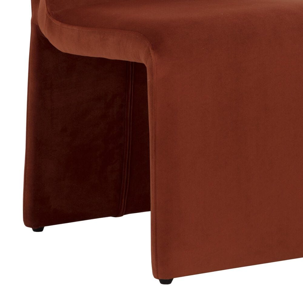 Club Collection By Sunpan Cascata Side Chair in Meg Rust, , large