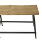 Maple and Jade 48" Bench in Black and Brown, , large