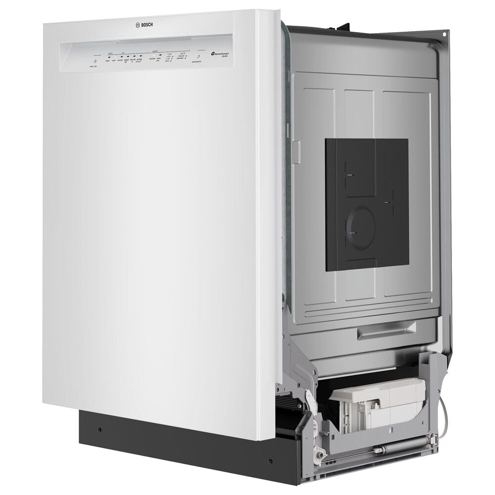 Bosch 300 Series 24&quot; Built-In Recessed Handle Dishwasher with 8 Wash Cycles in White, , large