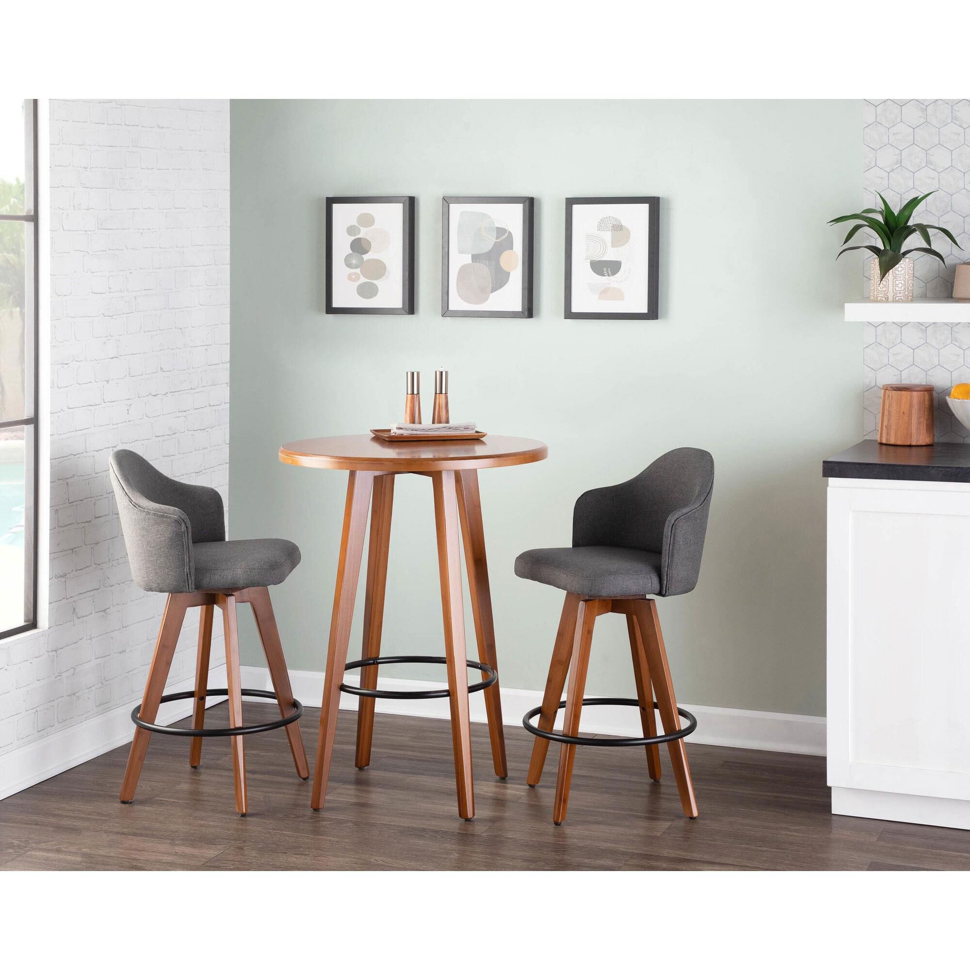 Lumisource bar stool grey online