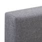 CorLiving Twin Upholstered Platform Bed in Gray, , large