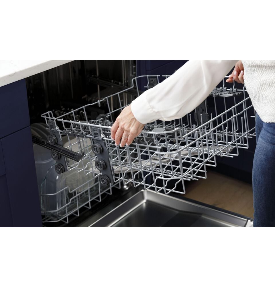 GE Appliances 24&quot; Top Control Hybrid Tub Dishwasher with Third Rack in Fingerprint Resistant Stainless Steel, , large