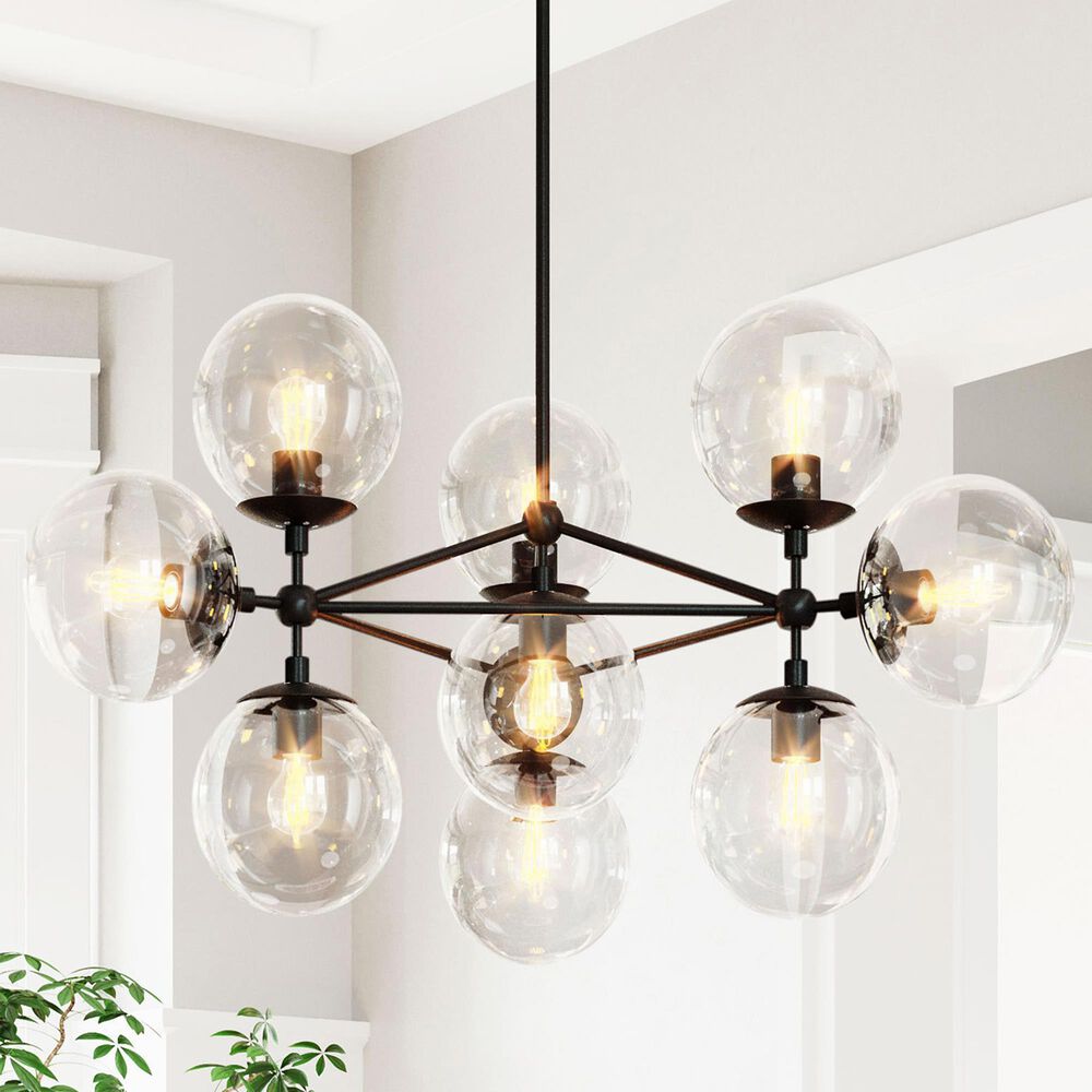 Zuo Modern Belfast Ceiling Lamp in Black, , large
