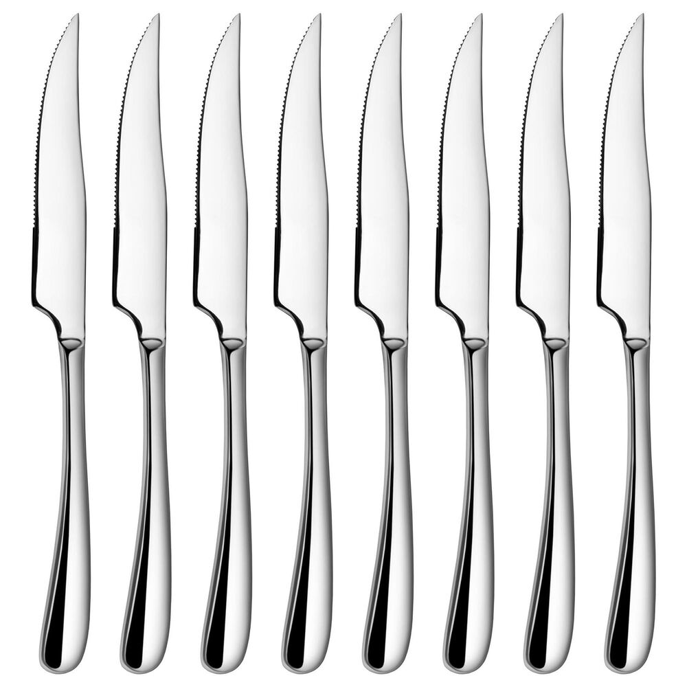 Cangshan Rain II 8-Piece Forged Steak Knife Set in Silver, , large