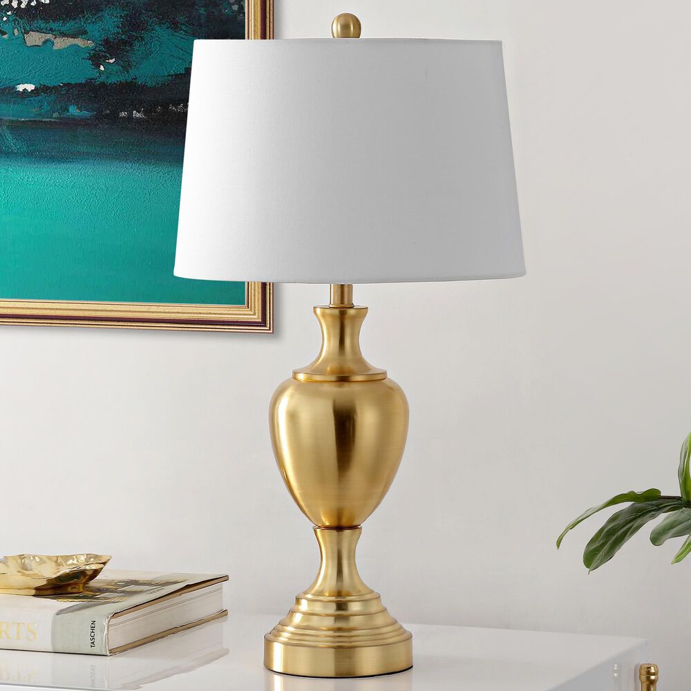 Safavieh Poppy Table Lamp in Brass, , large
