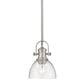 Golden Lighting Hines Mini Pendant in Pewter, , large