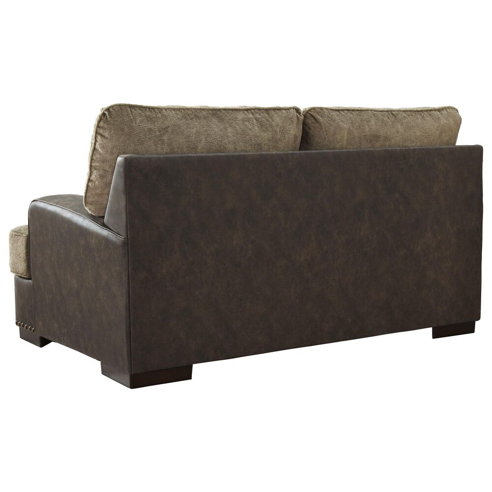 Ashley Alesbury Stationary Loveseat in Chocolate, , large