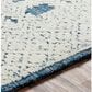 Surya Louvre Dark Blue, Cream and Pale Blue 9" x 12" Area Rug, , large