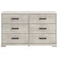 Ashley Shawburn 6-Drawer Dresser in Light Gray, , large