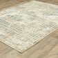 Oriental Weavers Reed RE12W 5"3" x 7"6" Ivory and Blue Area Rug, , large