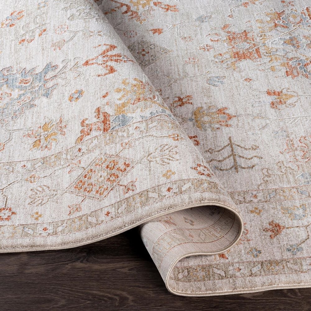 Surya Avant Garde AVT-2311 2&#39;7&quot; x 10&#39; Orange, Blue and Beige Runner, , large