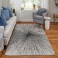 Feizy Micah 39LTF 8" x 10" Ivory and Silver Area Rug, , large
