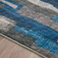 Dalyn Rug Company Brisbane Geometric 5" x 7"6" Navy Area Rug, , large