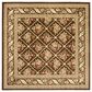 Safavieh Lyndhurst LNH556 6"7" Square Brown Area Rug, , large