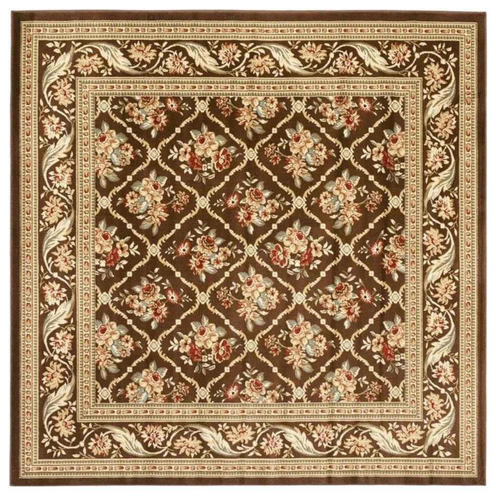Safavieh Lyndhurst LNH556 6"7" Square Brown Area Rug, , large